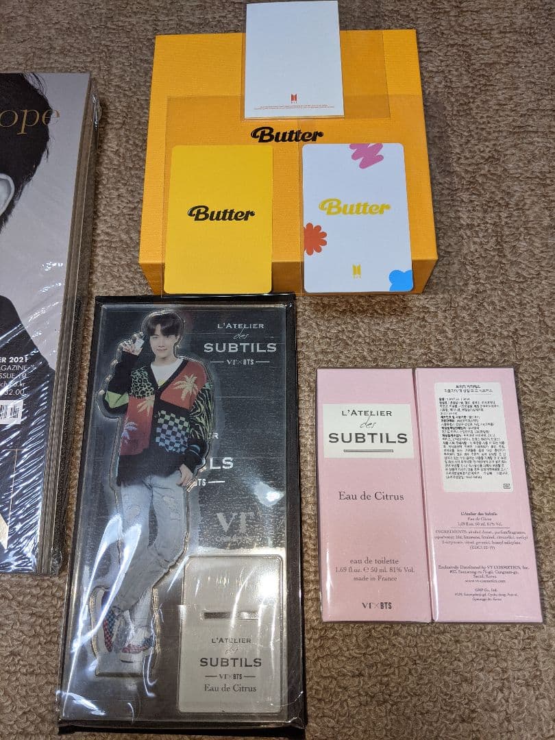 BTS goes on! Dicon BUTTER ラキドロ 香水 アクスタ