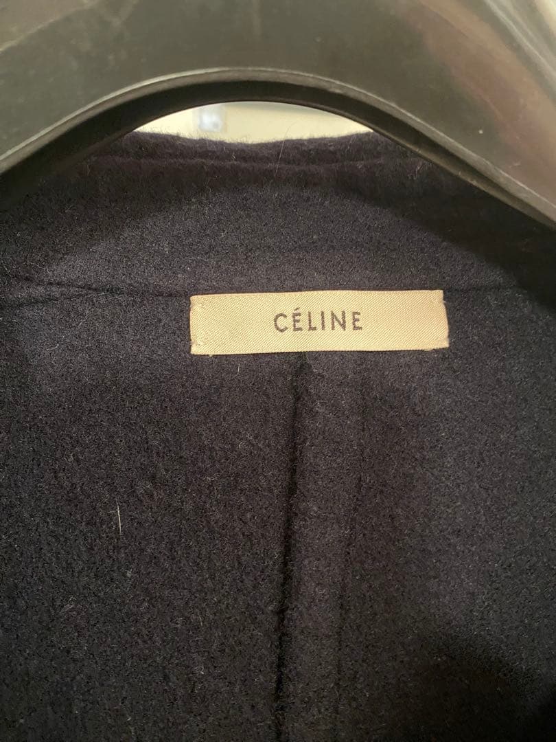 セリーヌ celine ネイビー ロングコート フィービー