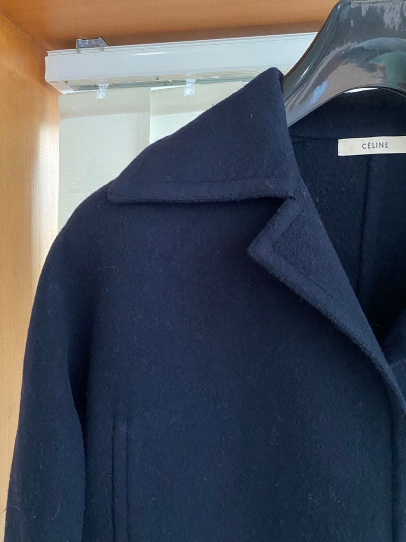 セリーヌ celine ネイビー ロングコート フィービー