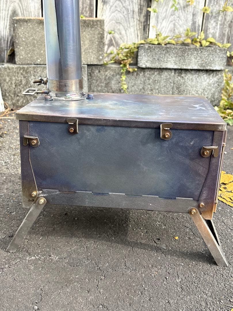 tomount チタン折りたたみ薪ストーブ
