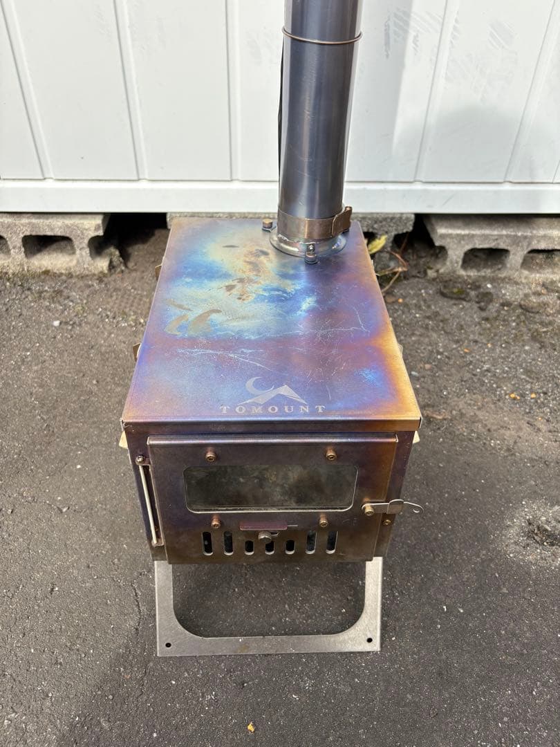 tomount チタン折りたたみ薪ストーブ