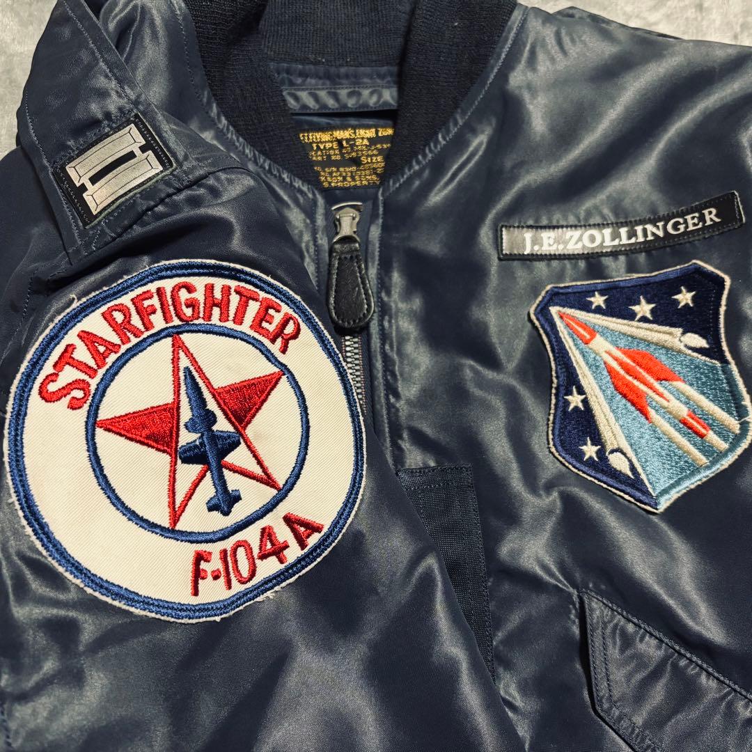 n*t様 美品 バズリクソンズ TYPE L-2A サイズ38 ネイビー純正カス