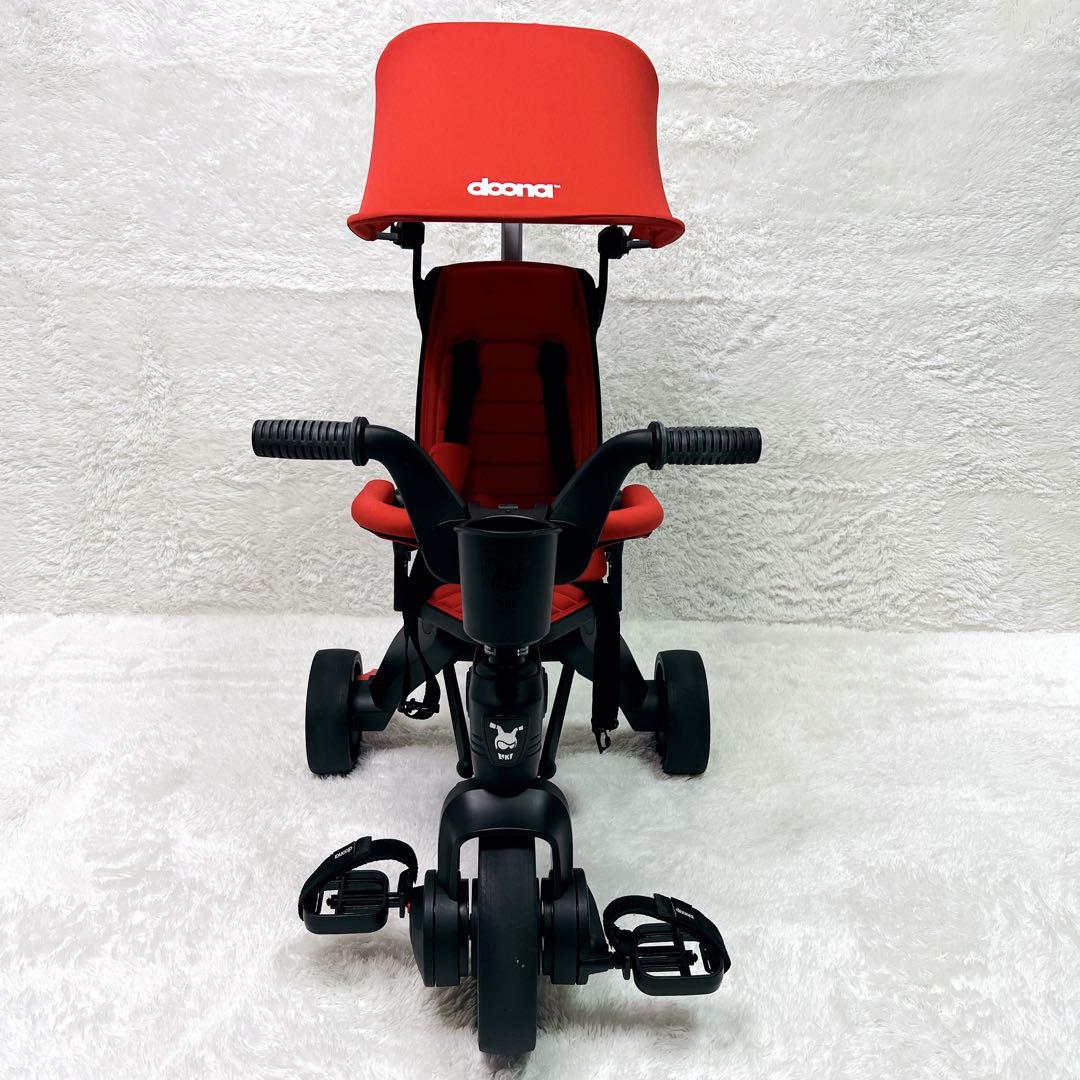 doona Liki Trike 折り畳み三輪車　レッド　説明書付き　ガード付き