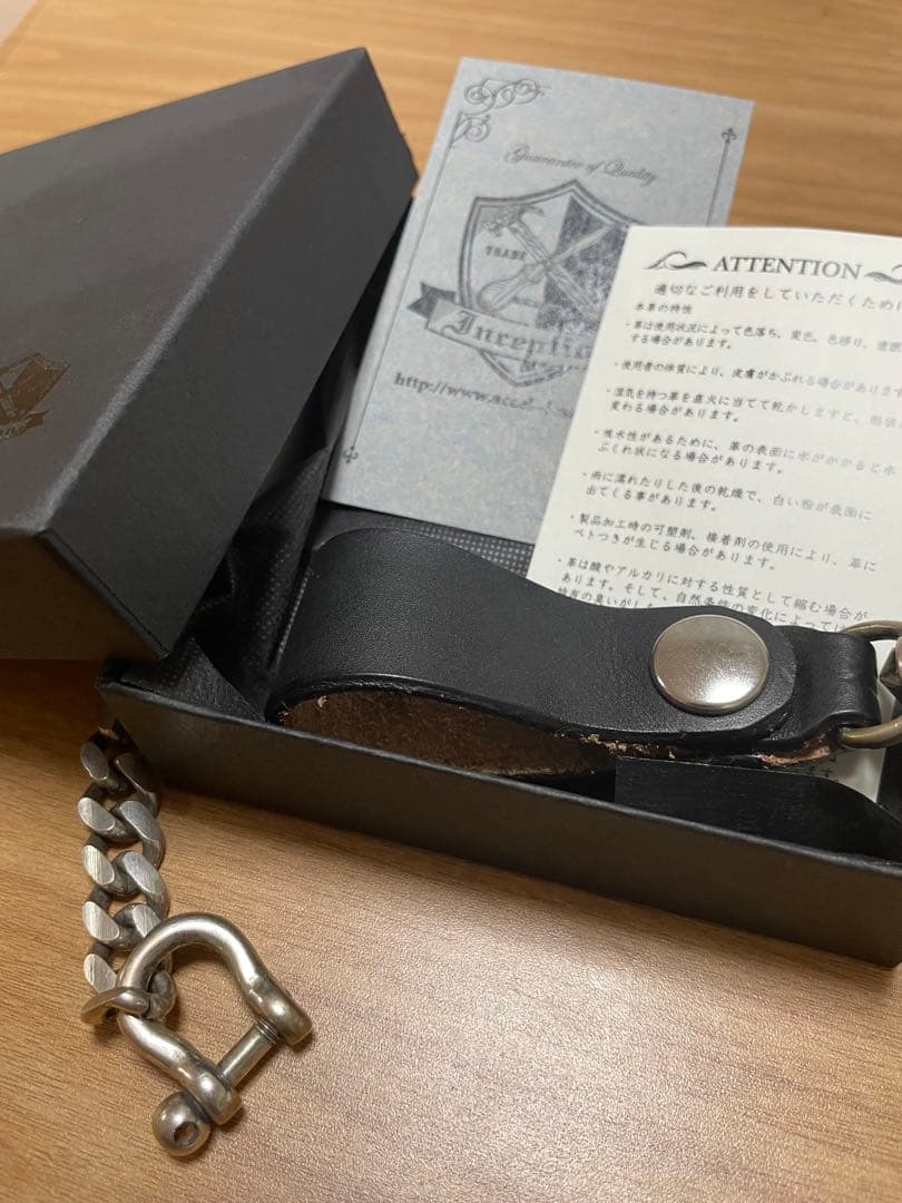 オーパス インセプション　ウォレットチェーン　ブラック