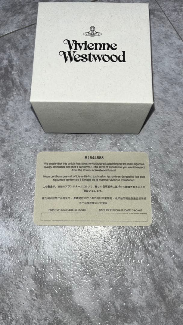 B*Y様 Vivienne Westwood MAN BOBBY シングルフープ