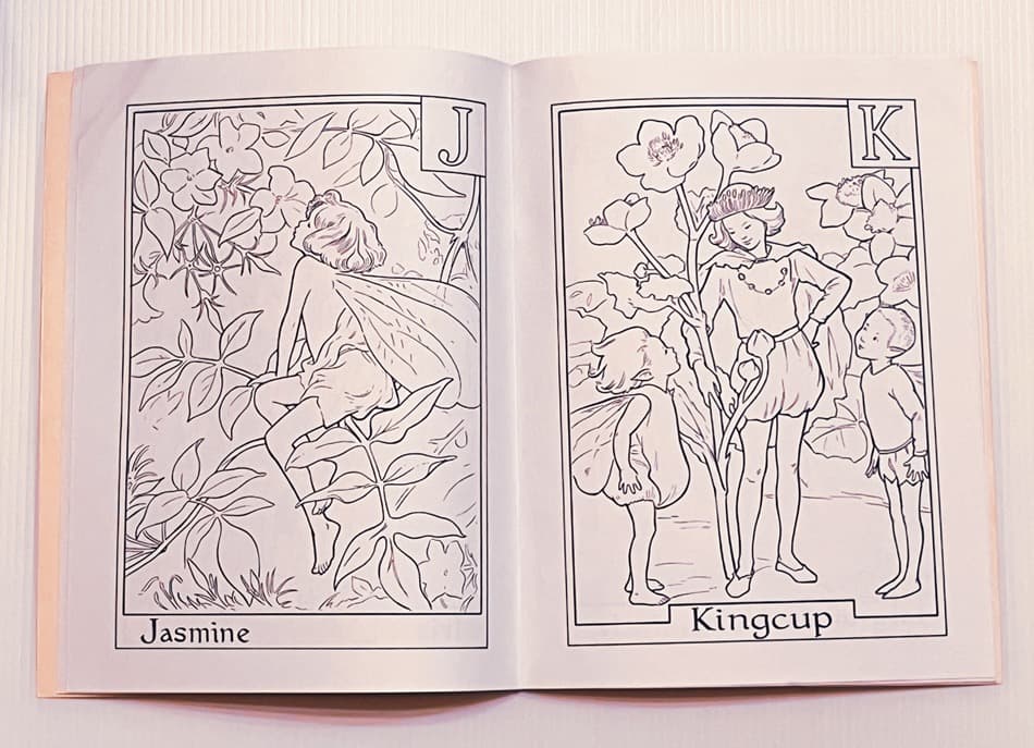 Cicely Mary Barker　塗り絵本　妖精　花　希少　レア