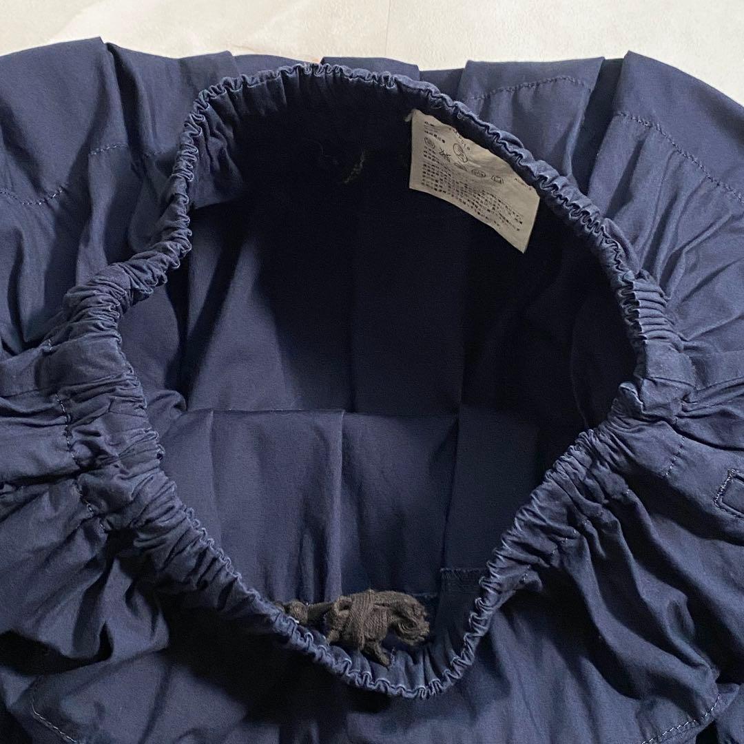 A16636 美品 トリココムデギャルソン 14ss サルエルバルーンパンツ 紺