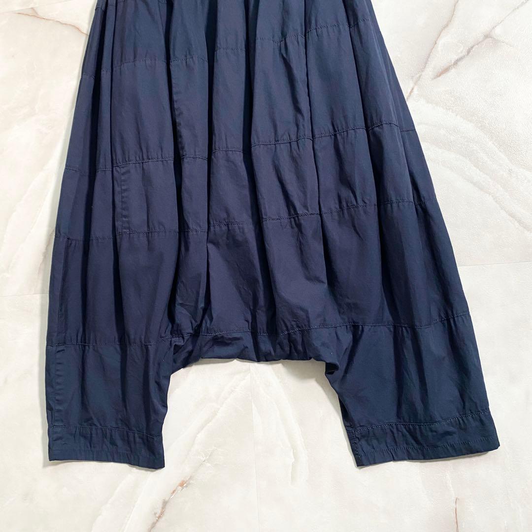 A16636 美品 トリココムデギャルソン 14ss サルエルバルーンパンツ 紺