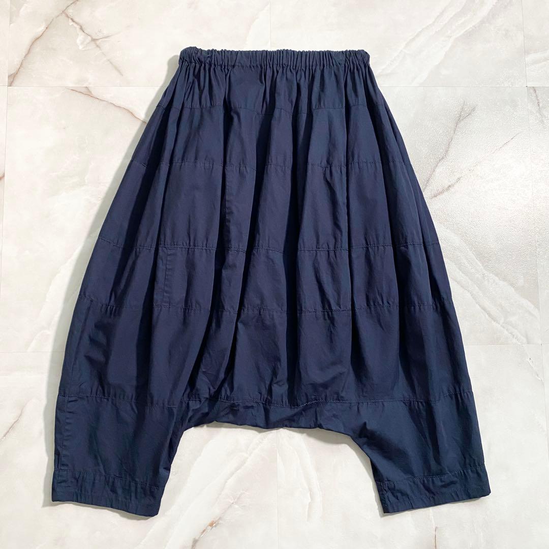 A16636 美品 トリココムデギャルソン 14ss サルエルバルーンパンツ 紺