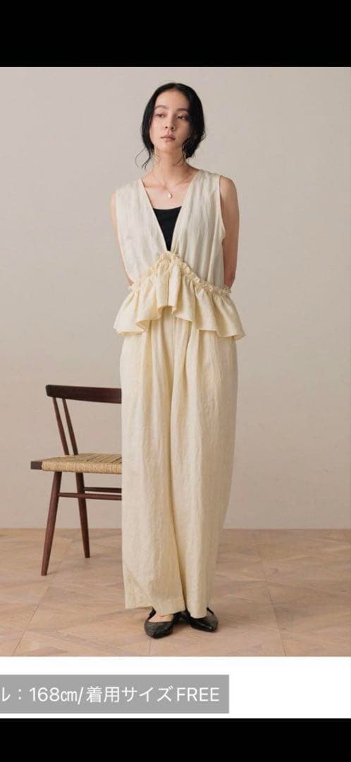 ☆新品未使用☆ LOWRYS FARM マルチWAYオールインワン アイボリー