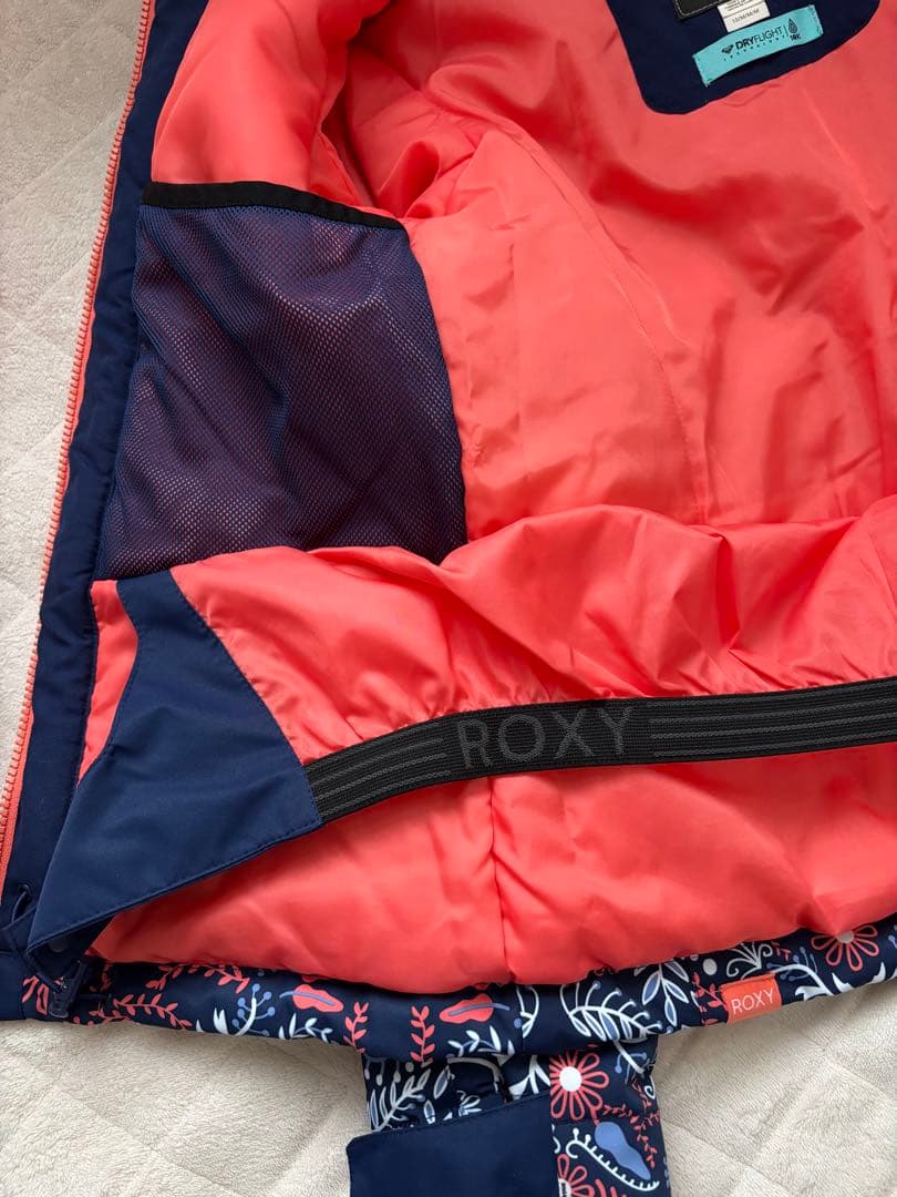 ROXY スノーボードウェア 10/Mネイビー/オレンジ　パンツ12/Lオレンジ