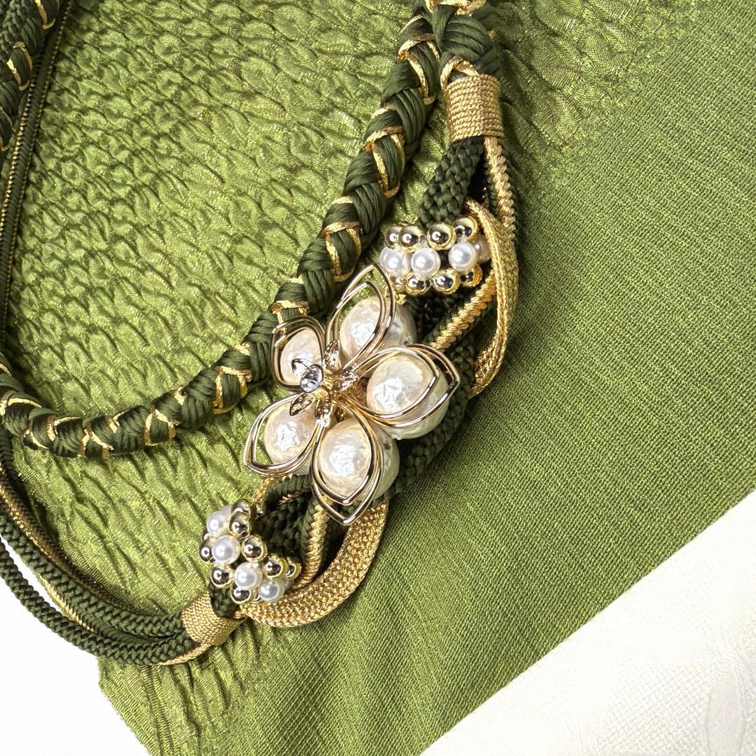 新品　振袖用　2026年モデル　帯締め　帯揚げ　半襟　重ね襟　セット