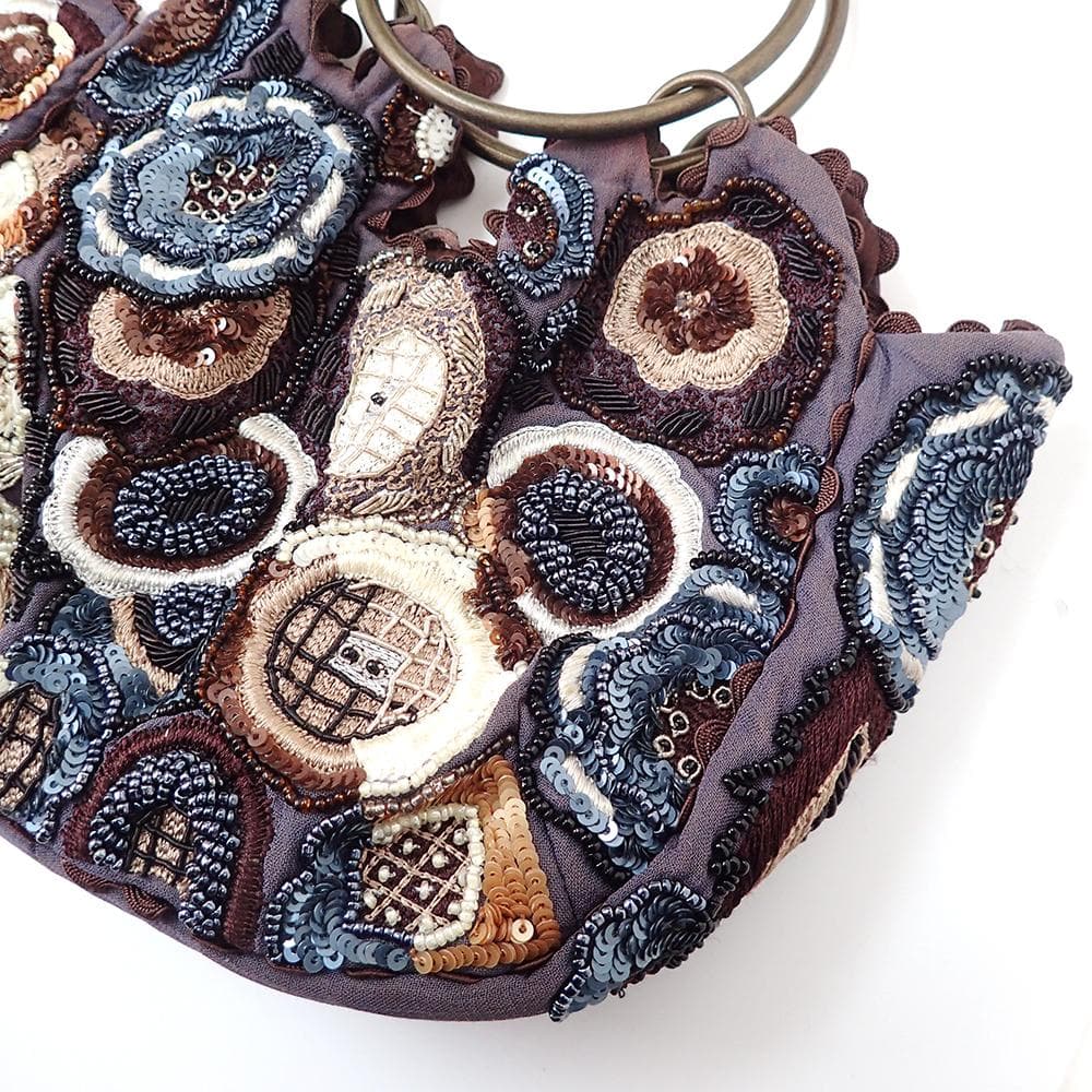 ★790 JAMIN PUECH ジャマンピュエッシュ ビーズ刺繍バッグ