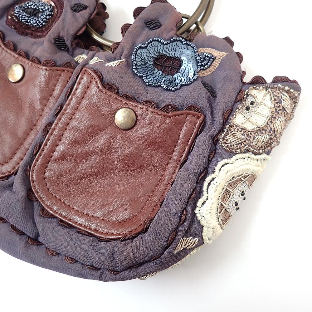 ★790 JAMIN PUECH ジャマンピュエッシュ ビーズ刺繍バッグ