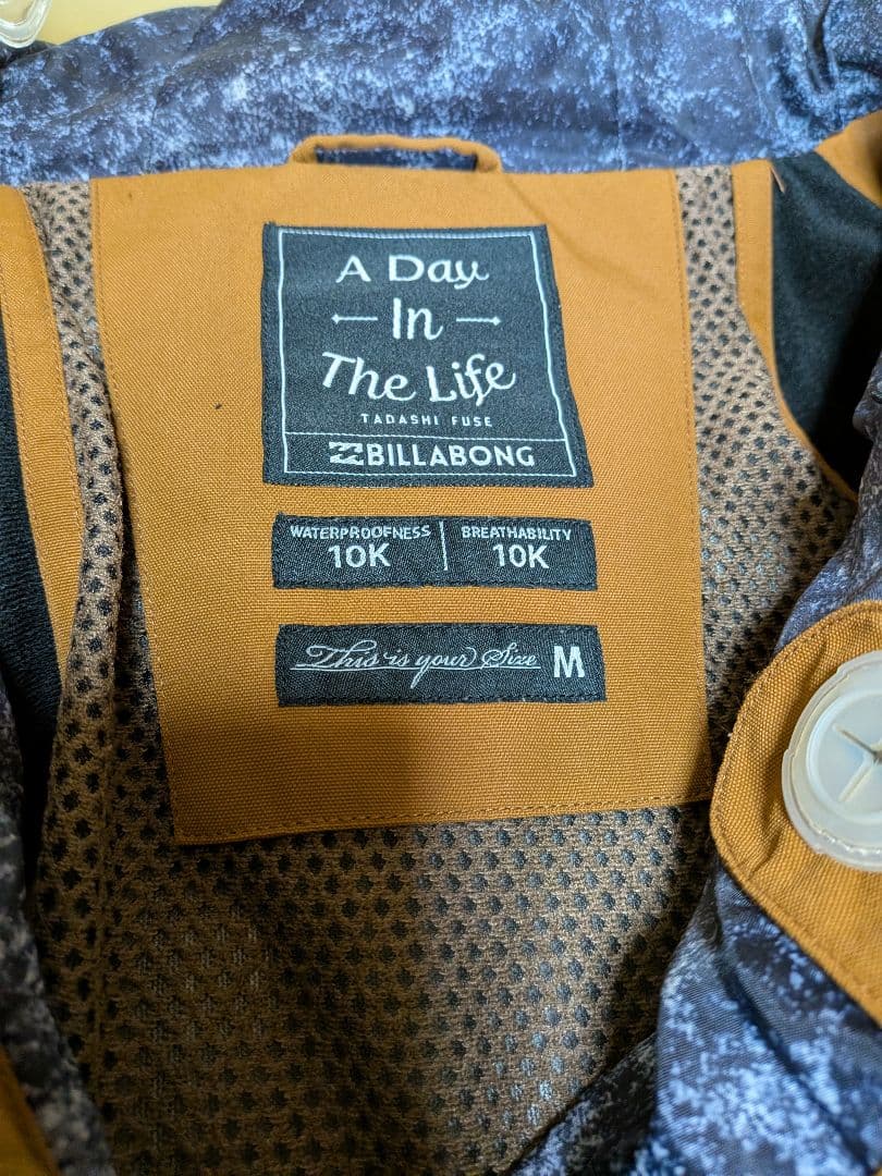 ビラボン　スノーボード　ウェア　上下　布施忠