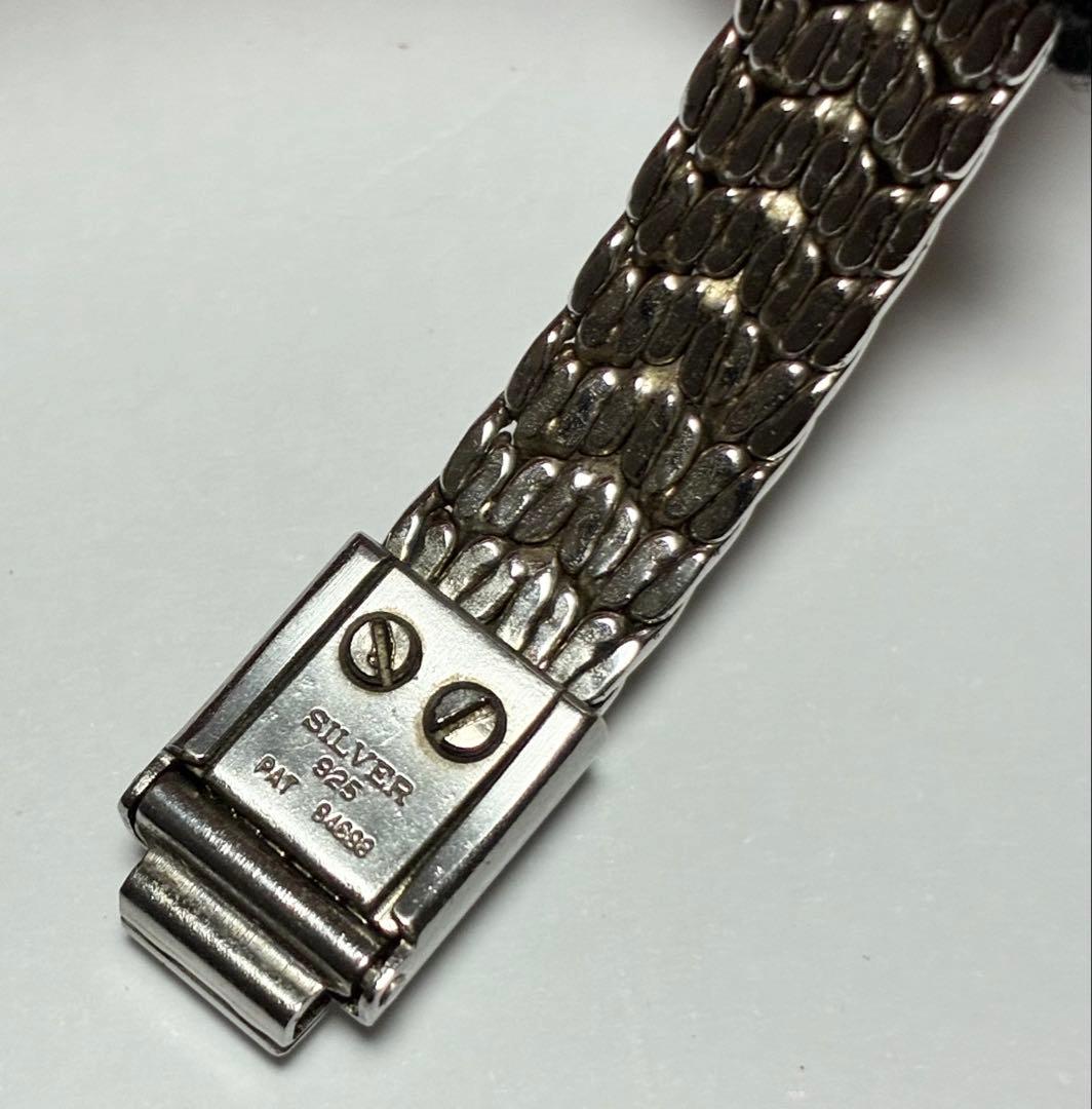 【週末値下】ウォルサム 1Pダイヤ　シルバー925 ヴィンテージ　ブラック