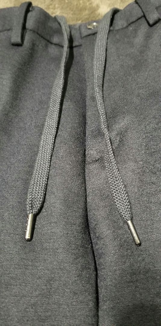 【未使用】ナノユニバース　ダメリーノ ウールミックス　セットアップ 　ネイビーM