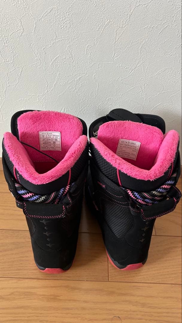 スノーボードブーツ ブラック/ピンク 23 head
