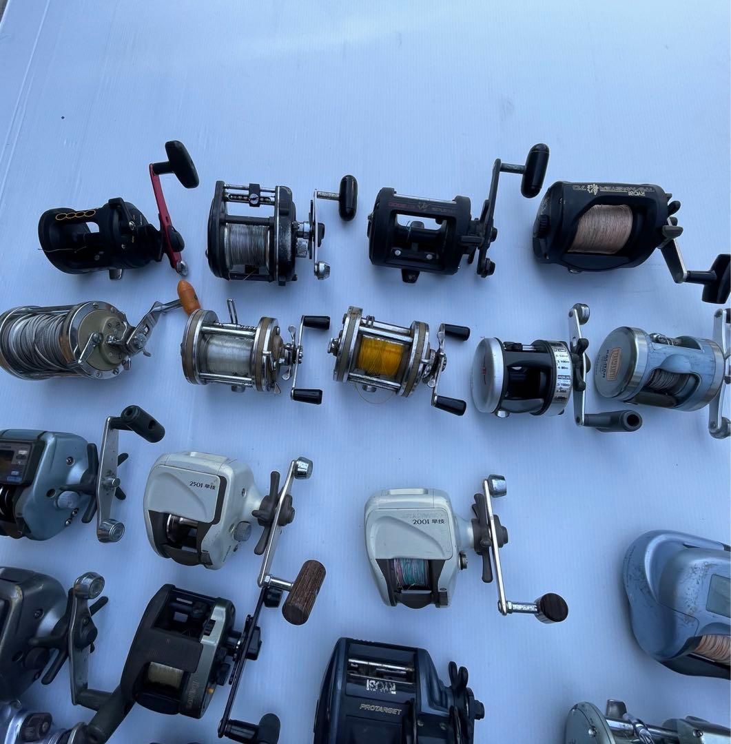 ダイワ　シマノ　RYOBI 両軸リール　船釣り　棚センサー　早技