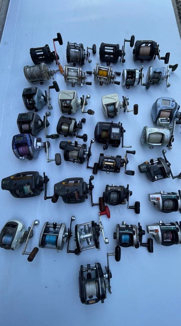 ダイワ　シマノ　RYOBI 両軸リール　船釣り　棚センサー　早技