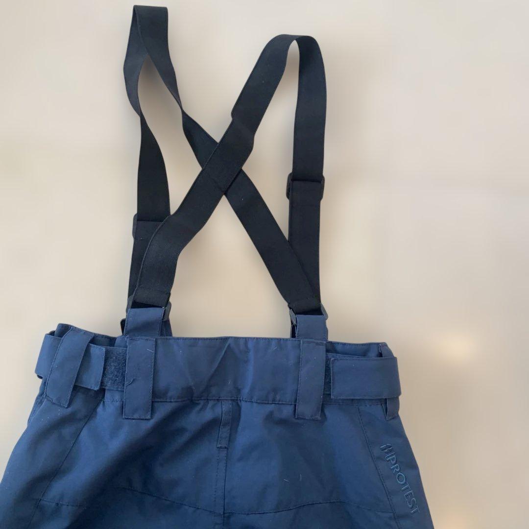 PROTEST 152 ネイビー サスペンダー付きスキーウェア