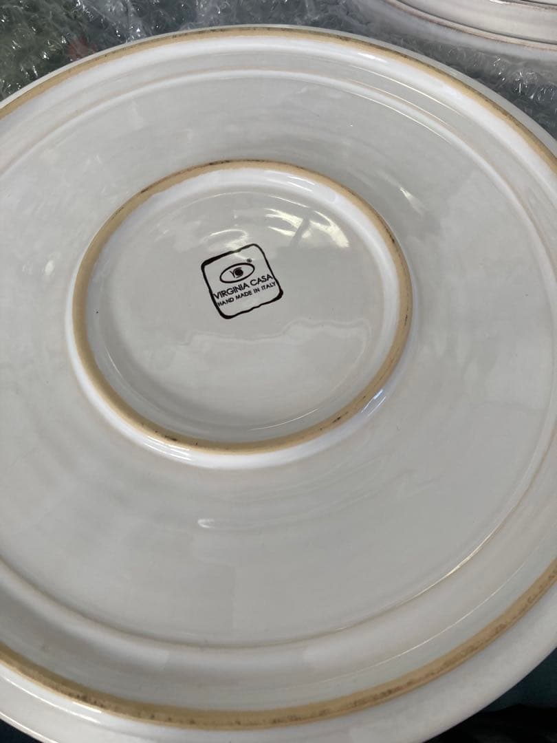 イタリアハンドメイド皿ヴィルジニアカーサ5枚