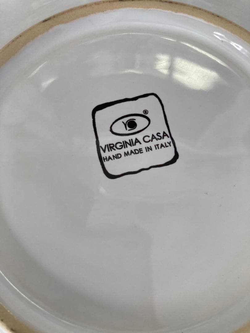 イタリアハンドメイド皿ヴィルジニアカーサ5枚