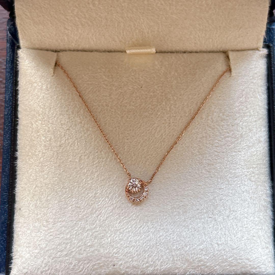 新品未使用✨ヴァンドーム青山 ローズゴールド ネックレス ボックス付き