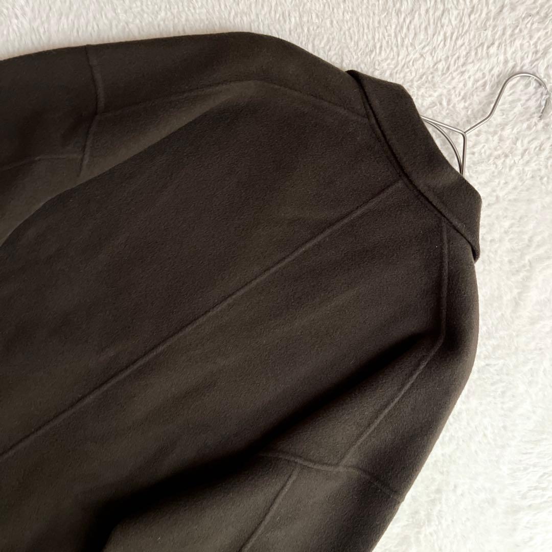 美品✨フレームワーク ダブルフェイス リバーコート テーラード カーキ 36