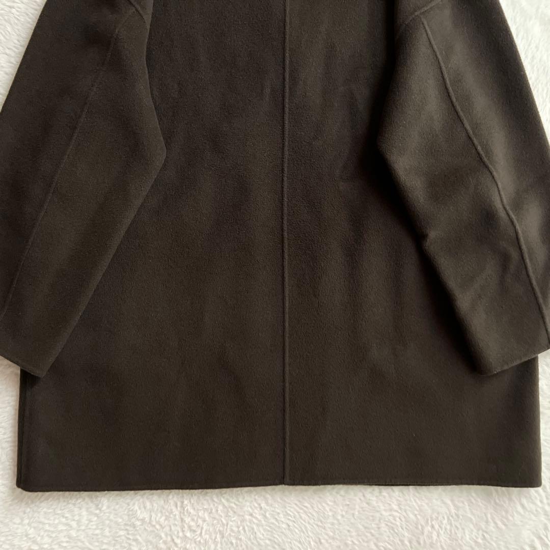 美品✨フレームワーク ダブルフェイス リバーコート テーラード カーキ 36