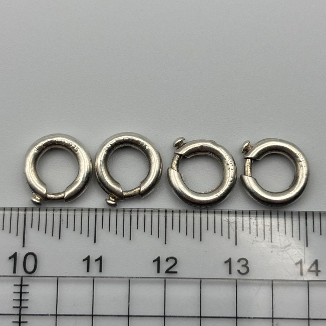 4点 ティファニー マルカン 丸カン 引き輪 クラスピング リンク クラスプ