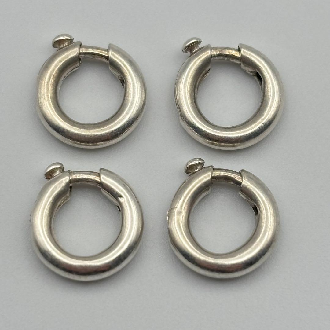 4点 ティファニー マルカン 丸カン 引き輪 クラスピング リンク クラスプ