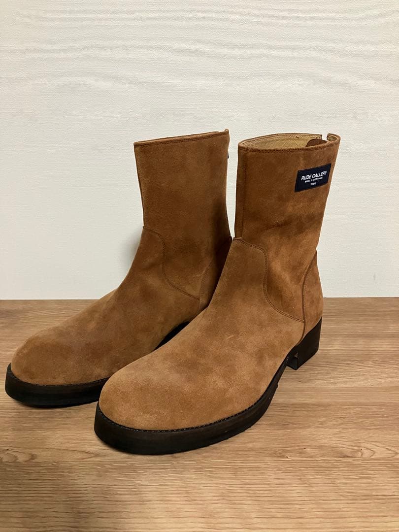 新品 RUDEGALLERY BACK ZIP BOOTS 箱付き