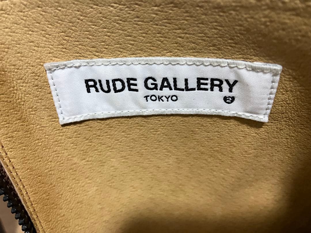 新品 RUDEGALLERY BACK ZIP BOOTS 箱付き