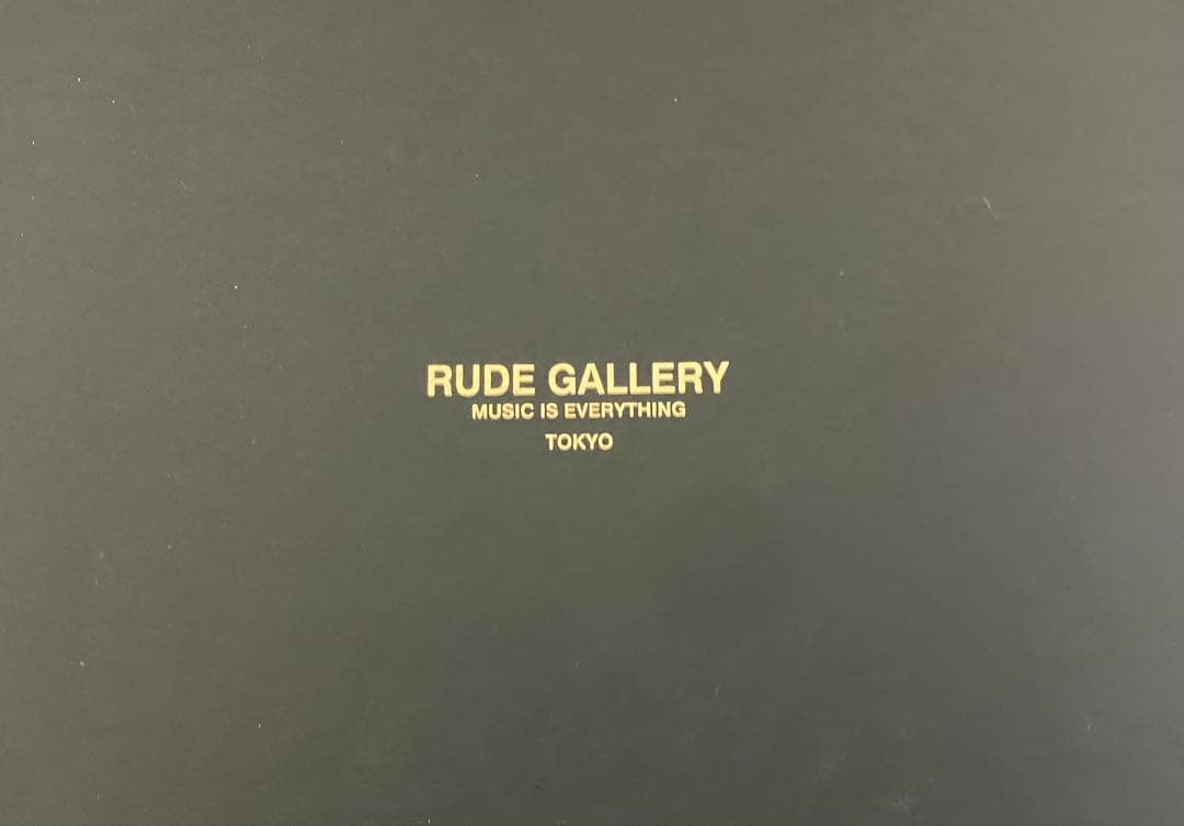 新品 RUDEGALLERY BACK ZIP BOOTS 箱付き