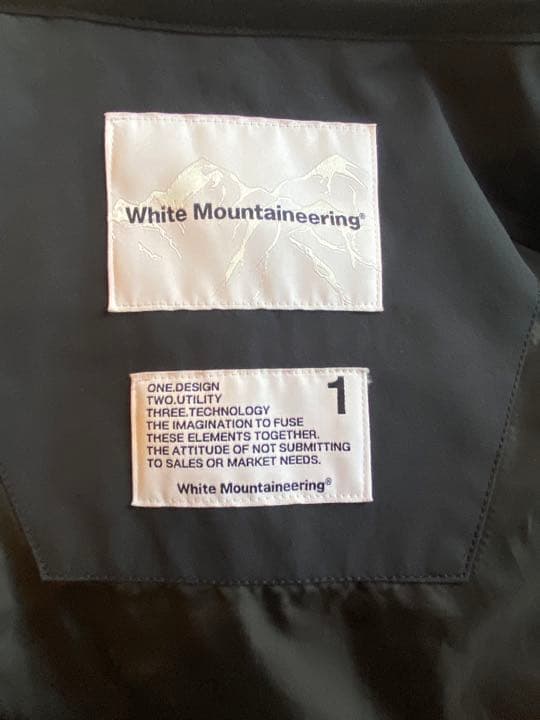 【タイムセール】White Mountaineeringキルトノーカラー ジャケ