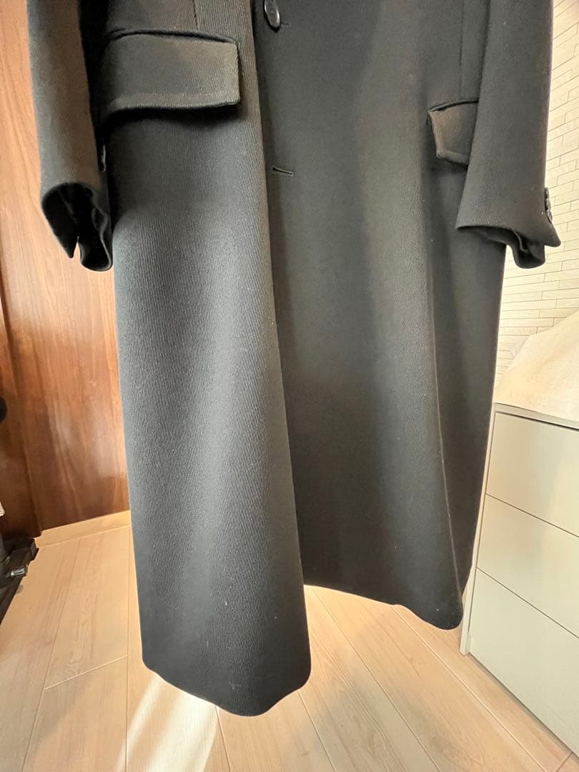 ゆ＊【極美品】オーラリー ダブルクロス ハード ツイスト チェスターコート