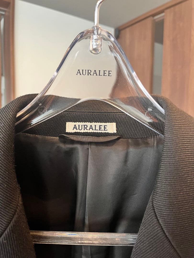 ゆ＊【極美品】オーラリー ダブルクロス ハード ツイスト チェスターコート