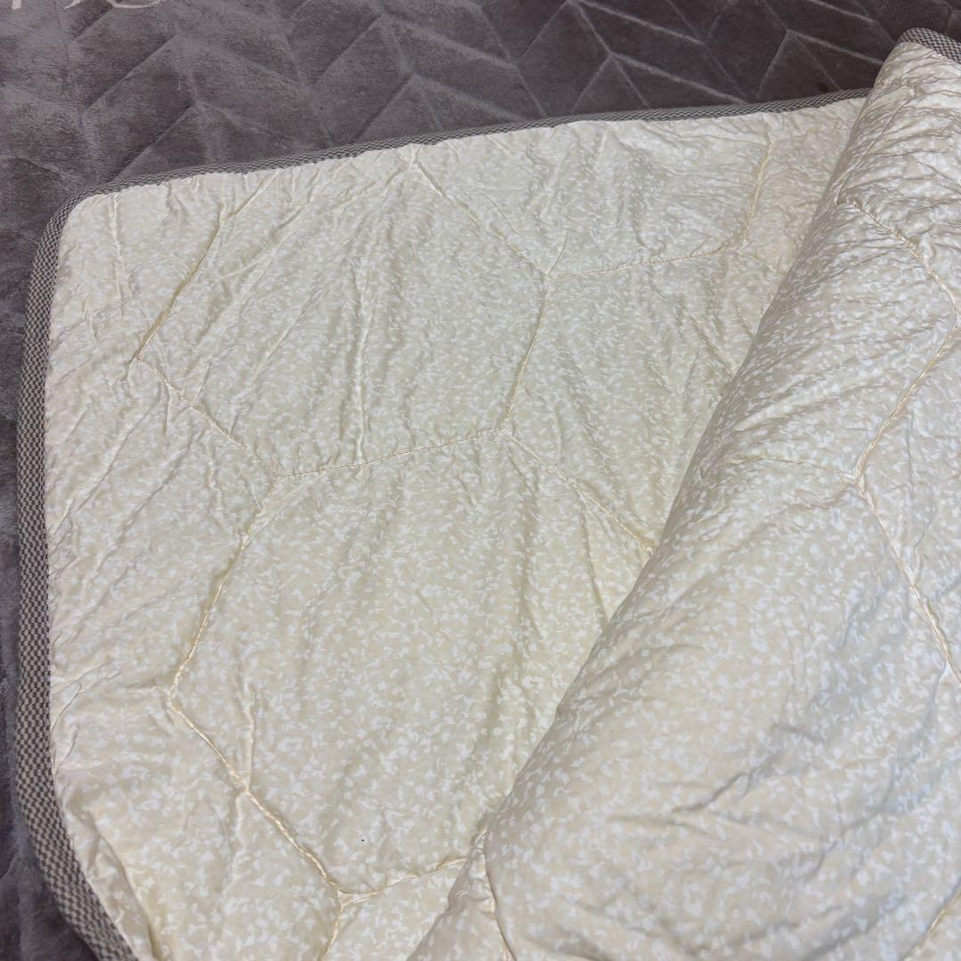 シルク混紡 掛け布団 六角形