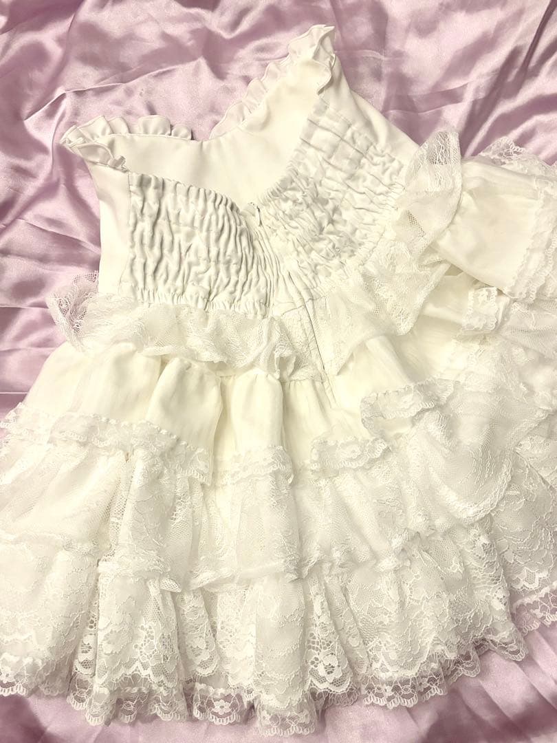 LizLisa リズリサ　ティアードフリルスカパン　ホワイト