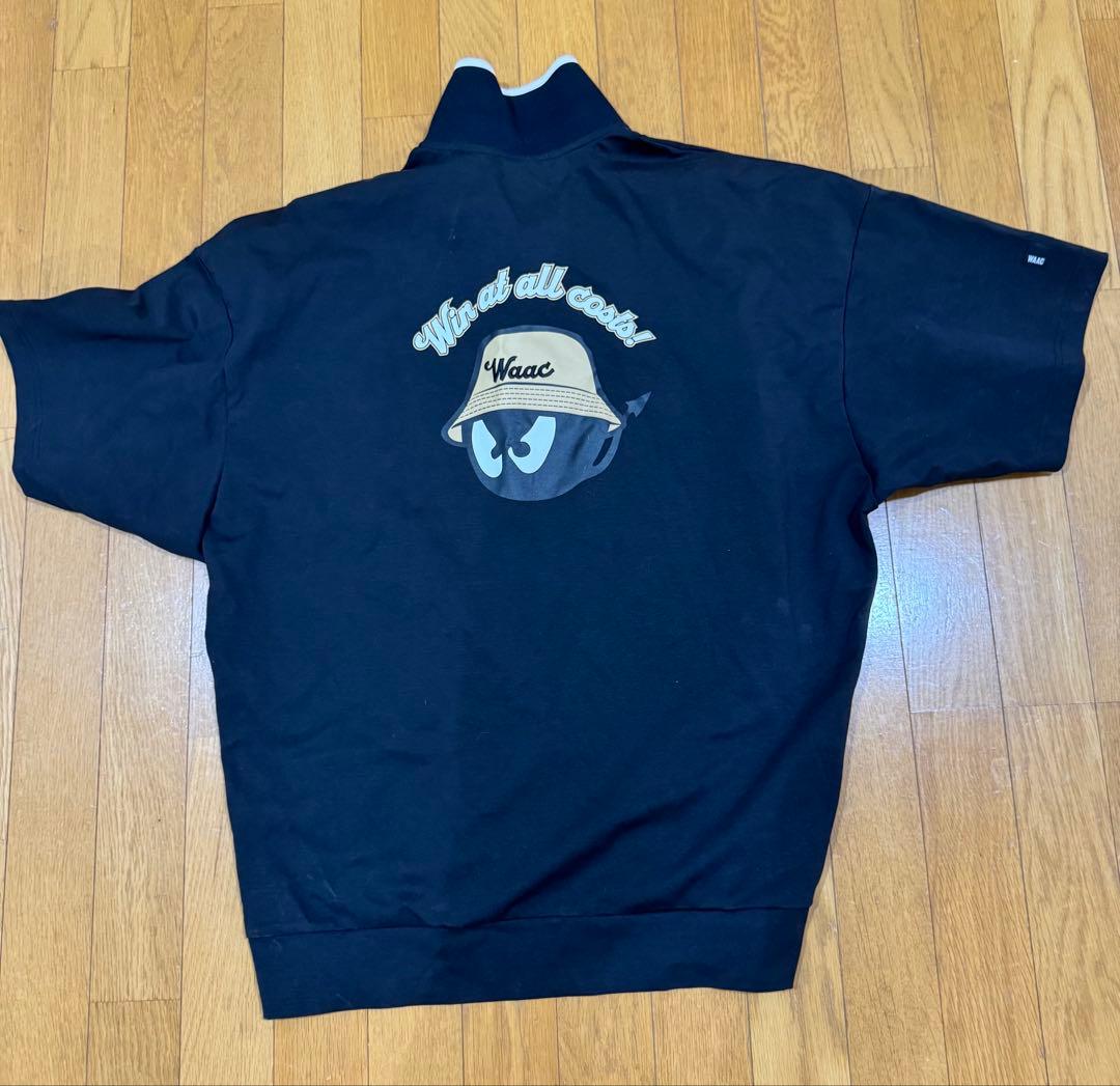 WAAC ワック　ライトストレッチポンチポロシャツ ブラック　2025