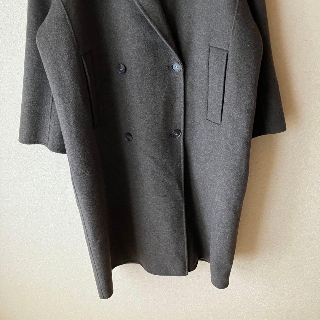 ZARA ザラ　チェスターコート ロングコート　オーバーサイズ　L チャコール