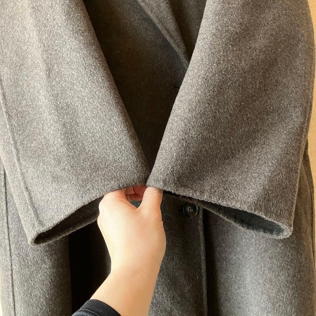 ZARA ザラ　チェスターコート ロングコート　オーバーサイズ　L チャコール