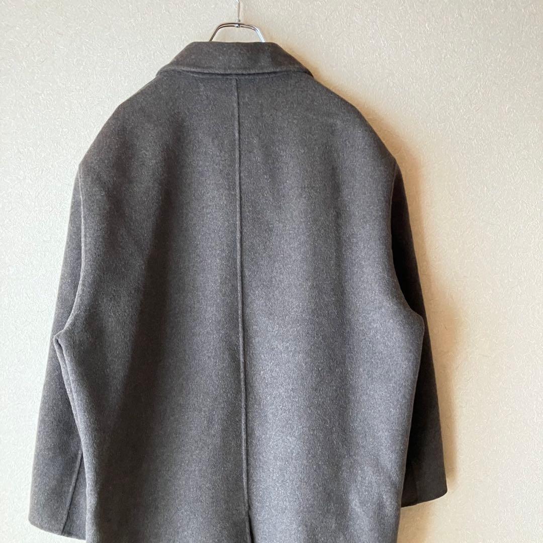 ZARA ザラ　チェスターコート ロングコート　オーバーサイズ　L チャコール