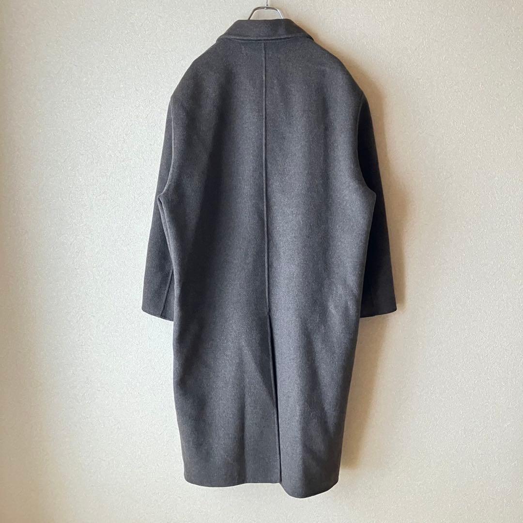 ZARA ザラ　チェスターコート ロングコート　オーバーサイズ　L チャコール