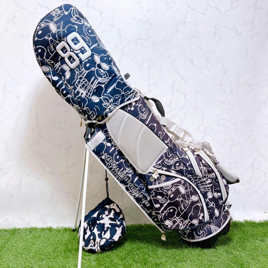 パーリーゲイツ　コラボスヌーピー　限定キャディバッグ　ゴルフクラブケース