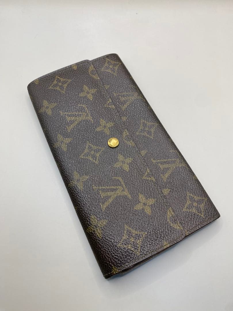 LOUIS VUITTONルイ・ヴィトン 長財布 ダークブラウン モノグラム