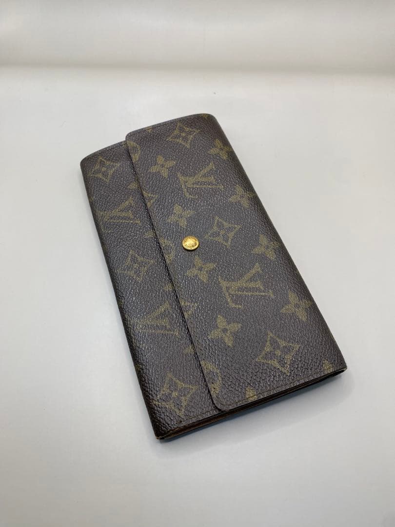 LOUIS VUITTONルイ・ヴィトン 長財布 ダークブラウン モノグラム