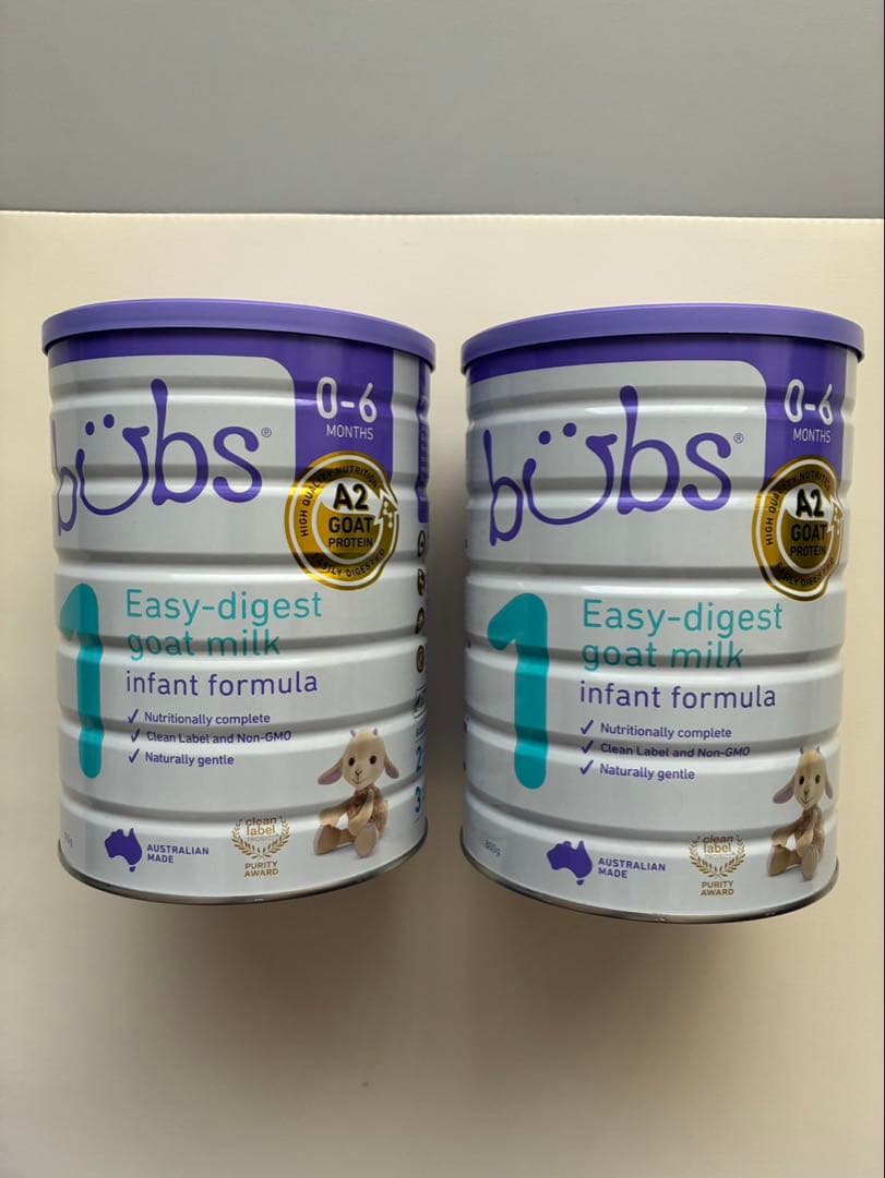 【値下げ中】bubs Easy-digest goat milk 2缶セット