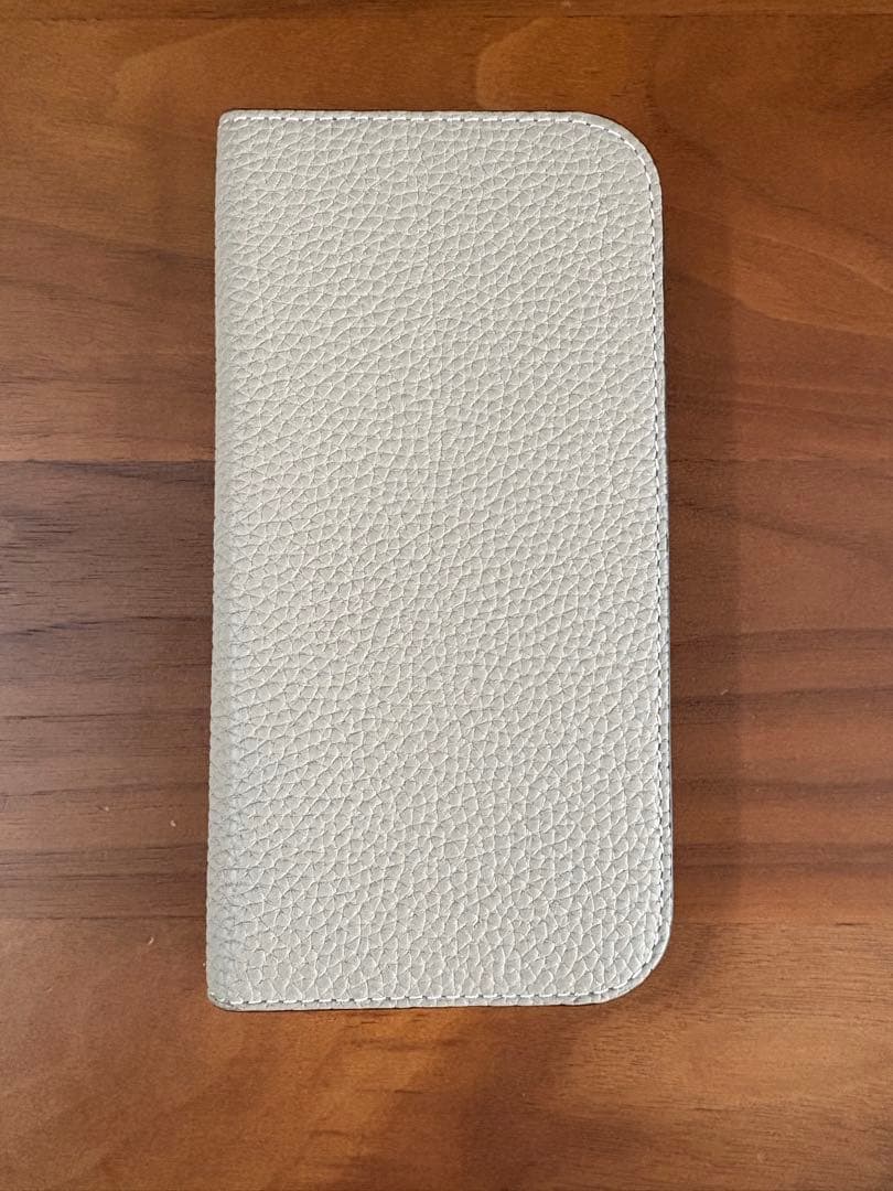 【BONAVENTURA】iPhone16 グレージュ×サクラ